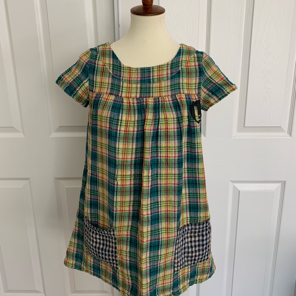 Vintage harajuku lovers plaid dress
